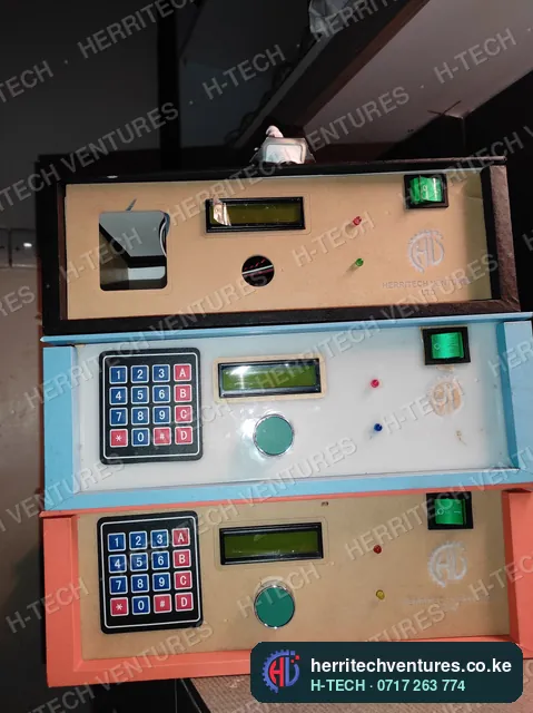 Finished H-TECH controllers with keypads and displays, September 2022