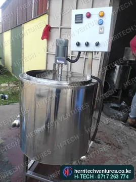 The finished H-TECH milk pasteurizer, August 2024