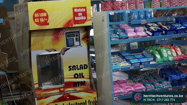 Placement of the salad oil ATM next to the cooking aisle, January 2019