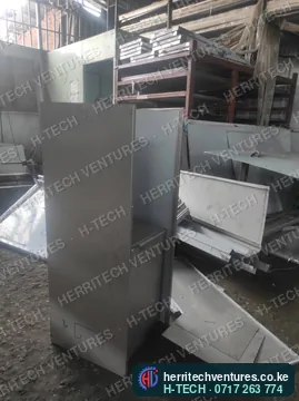 Assembling the stainless water station, November 2023