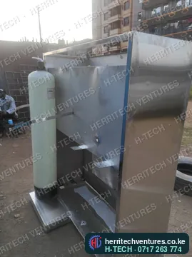 A stainless water station with an FRP vessel, December 2024