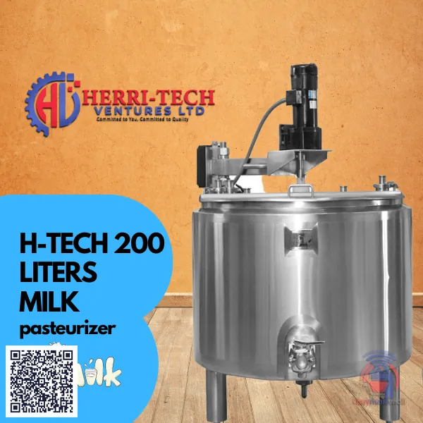200 liters milk pasteuriser