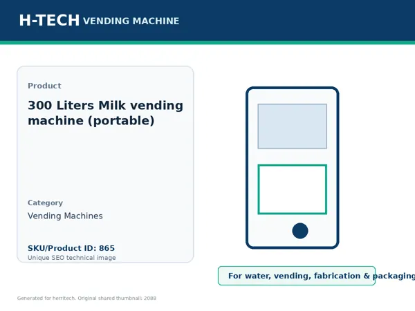 300 Liters Milk vending machine (portable) price in Kenya