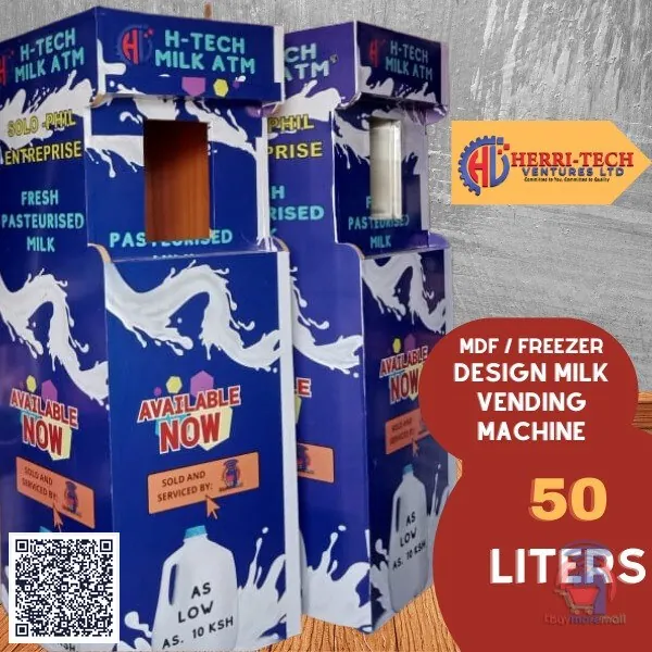 50 liters milk vending machine mdf concept