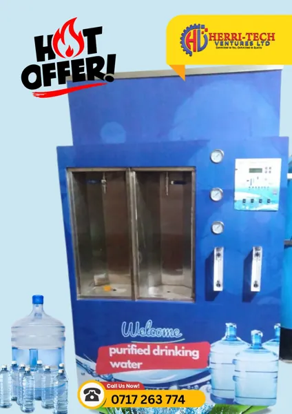 H-Tech RO Vending Station 1000 LPH price in Kenya